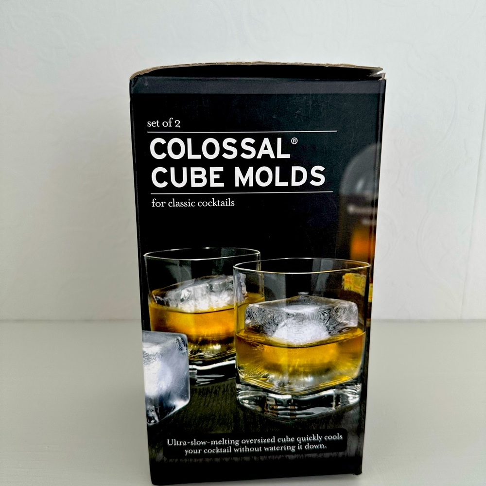 NEW Colossal Cube Ice Molds Set of 2